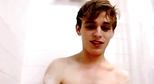 Twink play brother fucked by older play brother in bathtub