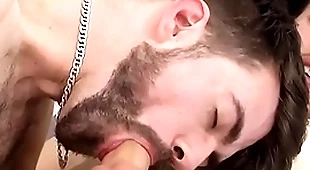 Poncey young individuals spill cum after anal coitus