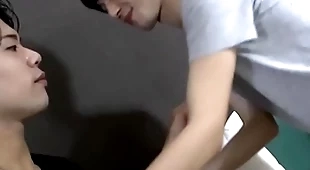 Japanese twink gets ass licked and pounded