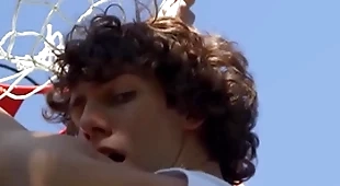 Cristiano & leo louis play basketball debilitating short that shows his big dick goes up and down when he jump - men
