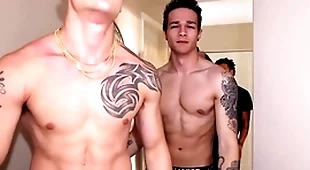 Muscle micky fucks a guy bigger than him for the pre-eminent time!