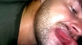 My step obsessed border on sucking my cock