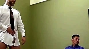 Hardcore orgy with muscular daddies and young guys