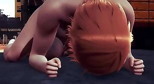 Yaoi Femboy - Seth Femboy threesome and handjob - Sissy crossdress Japanese Asian Manga Anime Paint  Joke Porn Gay