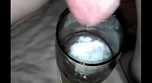 Asian twink multi cum beside glass