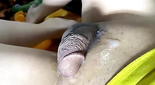 Creampie closeup cock