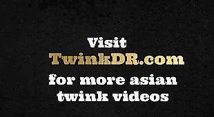 Asslicking Asia medic sucks before breeded by twink for cum